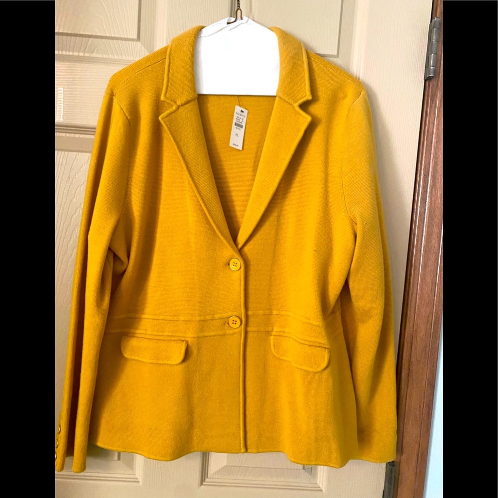 Talbots sweater jacket